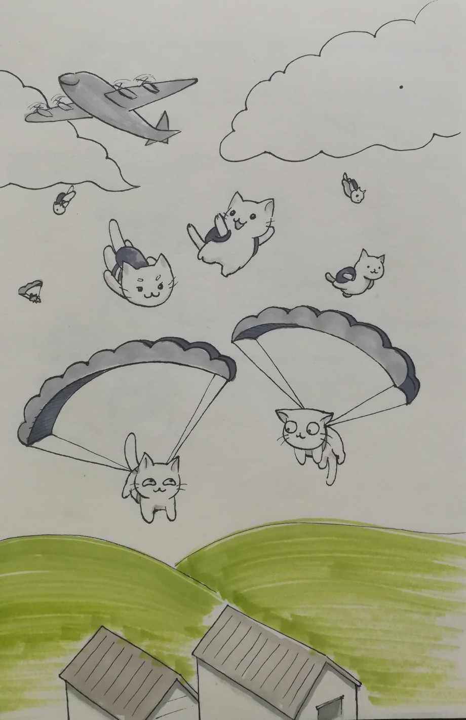 吴老师范画