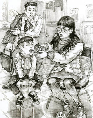 美院场景速写校考哦哦哦