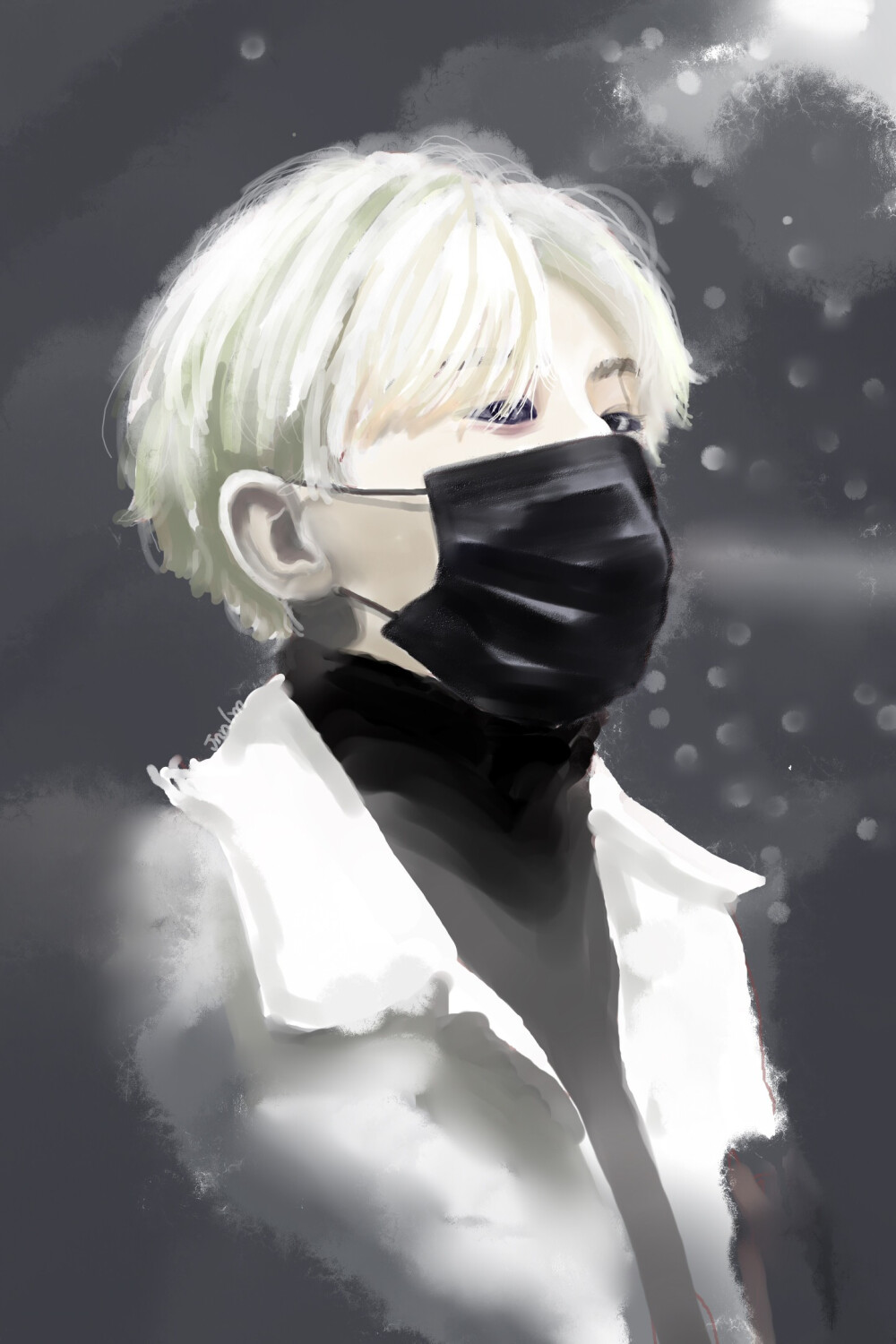 cr:jnnlm 蔡徐坤手绘(大厂白发)