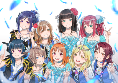 LoveLive！Sunshine??！[高海千歌/渡邊曜/櫻內梨子/國木田花丸/黑澤露比/津島善子/黑澤黛雅/小原鞠莉/松浦果南]