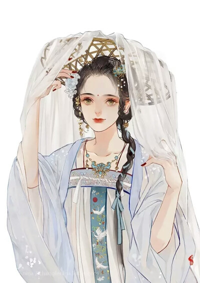 〔古风美人〕绘师：长乐nina