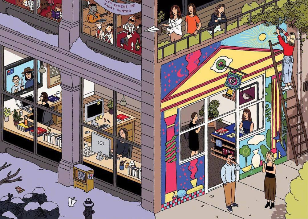 纽约插画师 ilya milstein 绘画作品一组,各种细节好评 | www.