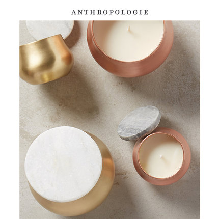 Anthropologie 家居装饰罐香薰蜡烛 美国进口创意礼物香氛蜡烛