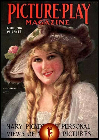 玛丽碧克馥
Mary Pickford 1892-1979年
美国默片女演员