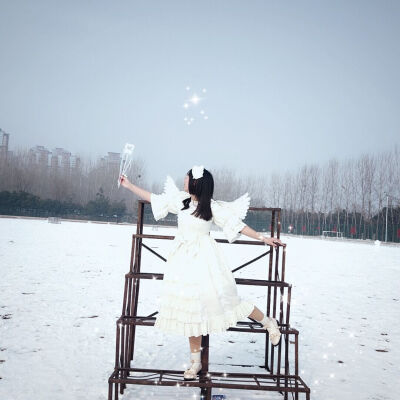 今天去拍的雪景 因为我心中有一团火 所以不冷！