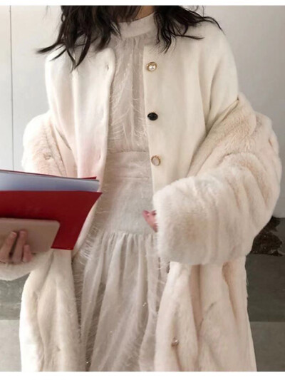 梁子charmingl 兔毛开衫外套女2019春秋chic慵懒风宽松针织衫上衣