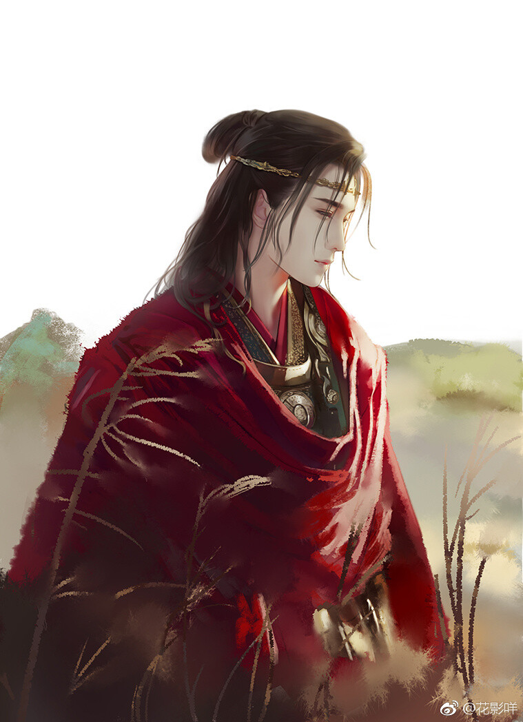 古风美男绘师花影咩
