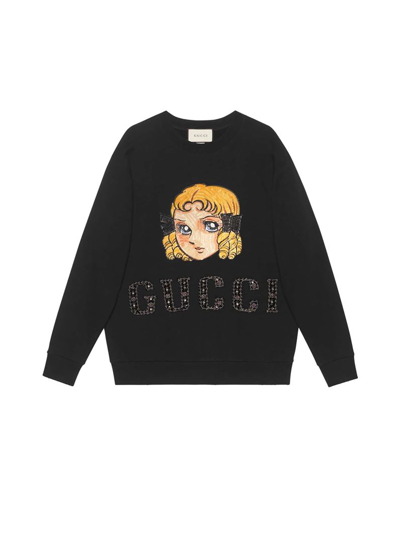 GUCCI女士卫衣 黑色