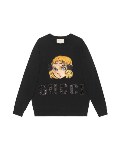 GUCCI女士卫衣 黑色