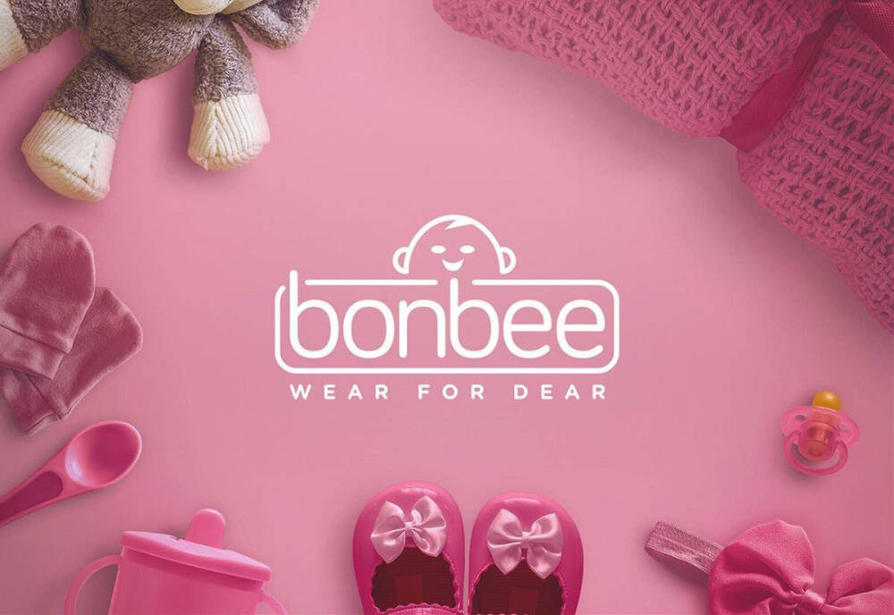  bonbee印度婴儿服装品牌logo设计及包装设计 ​​​​