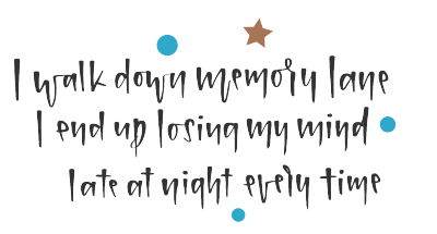 PNG手账免抠素材、文素