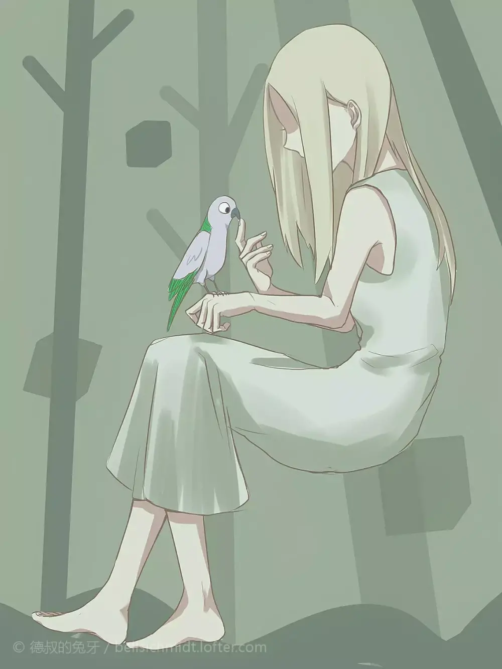 锈湖 来源：lofter