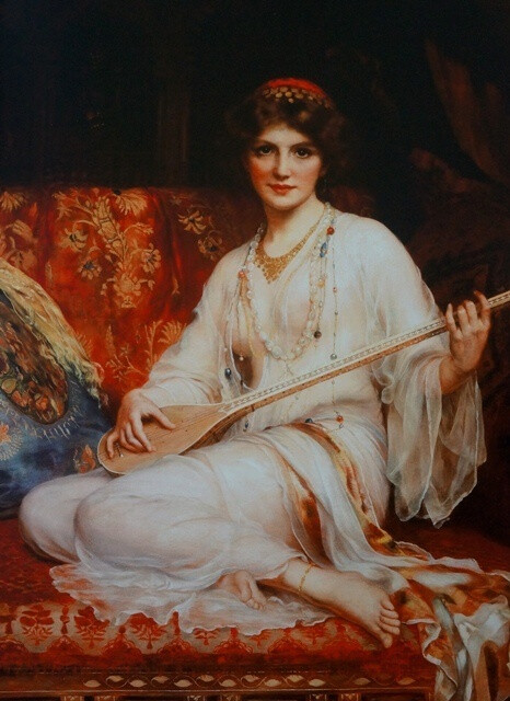 《舞女》 威廉 克拉克 沃特勒/《The Dancing Girl》 William Clarke Wontner