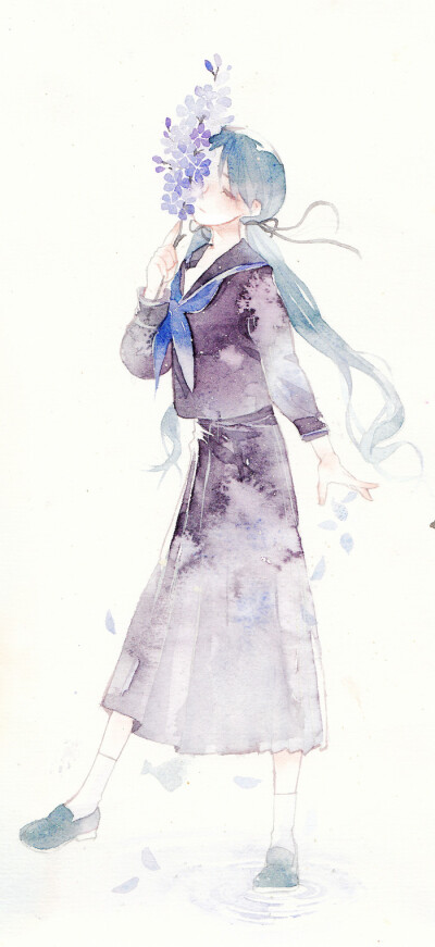 水彩，画画教程
