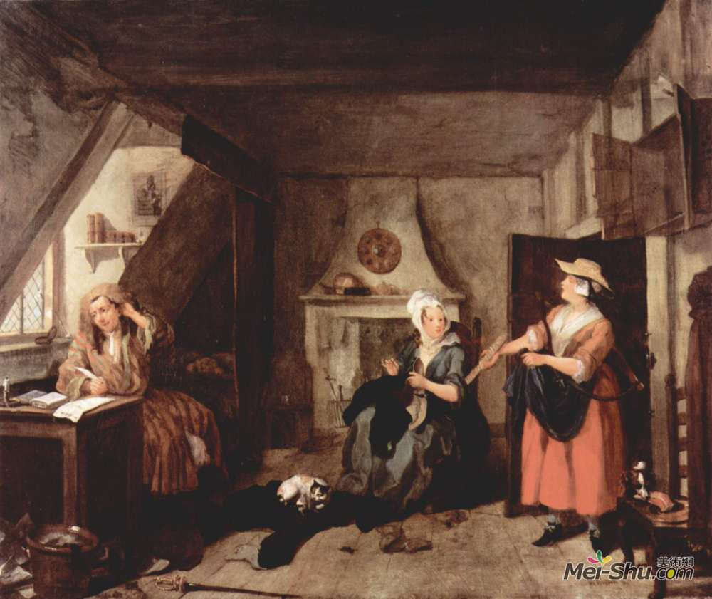 威廉-荷加斯（英）1697-1764 洛可可