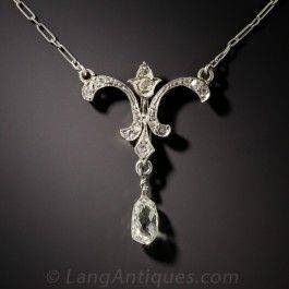 珠宝｜美好时代项链坠
Lang Antiques。
