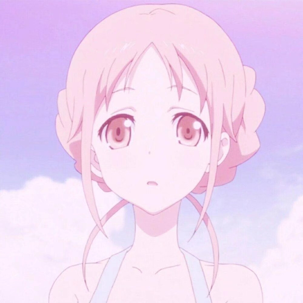 萌妹头像，动漫女头，女生头像，粉色头像