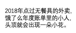 饿了么的设计师，你给我出来。爱点烧烤的，为什么要穿这么萌！！！#2018饿了么年度账单#