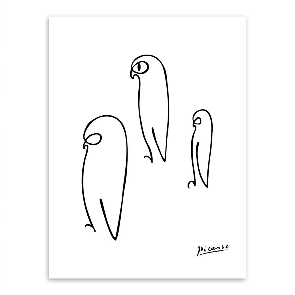 Picasso Line Drawing