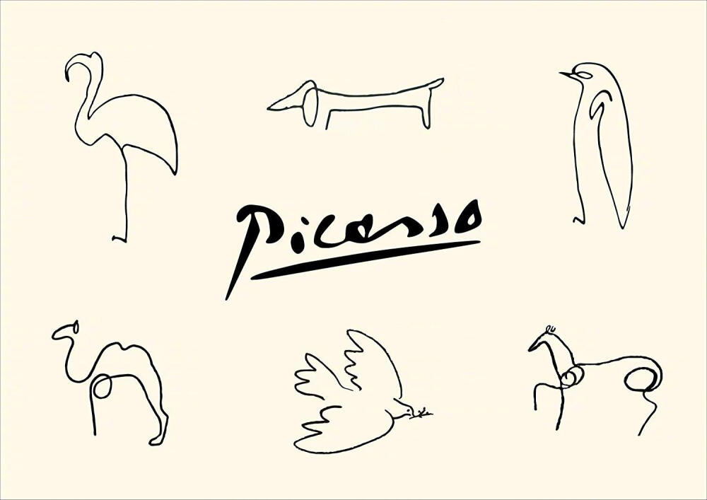 Picasso Line Drawing