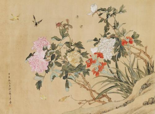 居廉(1828年9月22日－1904年5月5日)，广东省番禺县隔山乡(今属广州市海珠区)人，字士刚，号古泉、隔山樵子、罗湖散人。