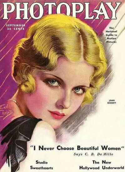 琼贝内特
Joan Bennett 1910-1990年
美国女演员