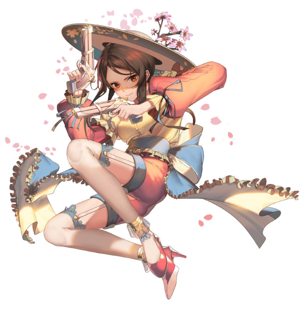 丨虎斑收录丨武器娘&战姬 <血染江山的画，怎敌你眉间一点朱砂> p站高清美图