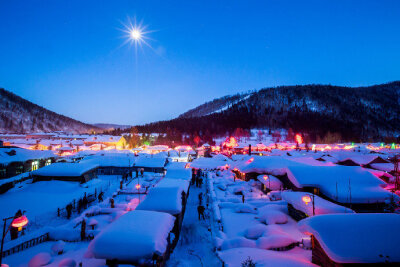 雪乡之夜 …晚安