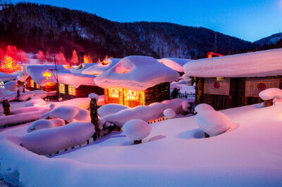 雪乡之夜 …晚安