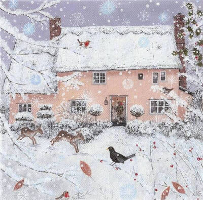 原野上的四季 / Lucy Grossmith 绘画作品