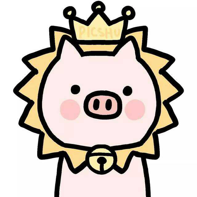可爱猪猪头像
