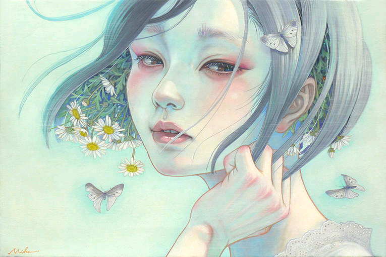 【转/侵删】花鸟风月
日本女艺术家——平野实穗（Miho Hirano）笔下的“花姑娘”们，精致的面容带着淡淡忧伤。（来自MONO-美图快印店）
http://mmmono.com/g/meow/1547997/