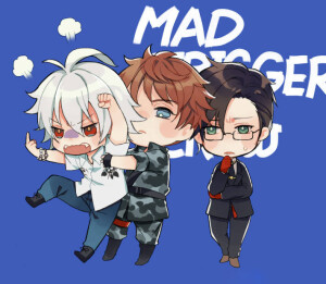 横滨代表队：Mad Trigger Crew 英文：YOKOHAMA DIVISION: Mad Trigger Crew (MTC) 代表色：蓝 队长：碧棺左马刻 队员：入间铳兎，毒岛メイソン理莺