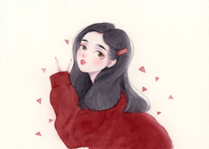 可爱的小姐姐头像(｡•̀ᴗ-)✧
水彩画

cr.@王大可vvv