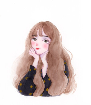 可爱的小姐姐头像(｡•̀ᴗ-)✧
水彩画

cr.@王大可vvv