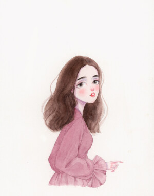 可爱的小姐姐头像(｡•̀ᴗ-)✧
水彩画

cr.@王大可vvv