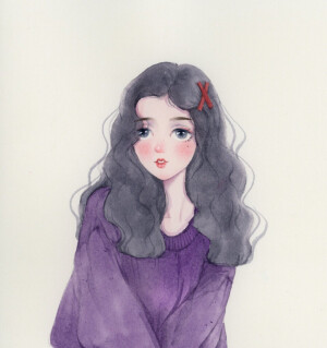 可爱的小姐姐头像(｡•̀ᴗ-)✧
水彩画

cr.@王大可vvv