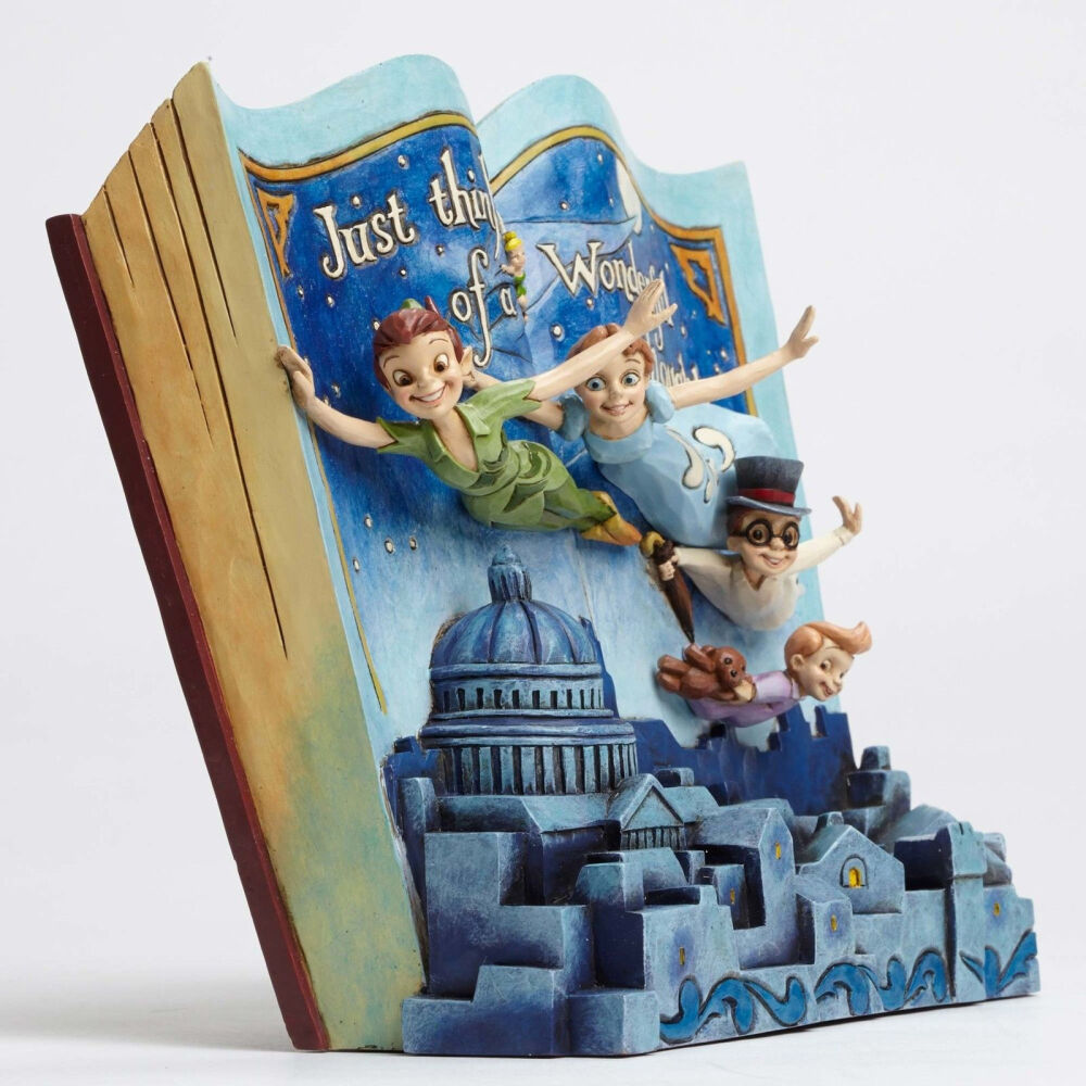 代购 【DISNEY美国代购】PETER PAN STORYBOOK TINKERBELL树脂摆件