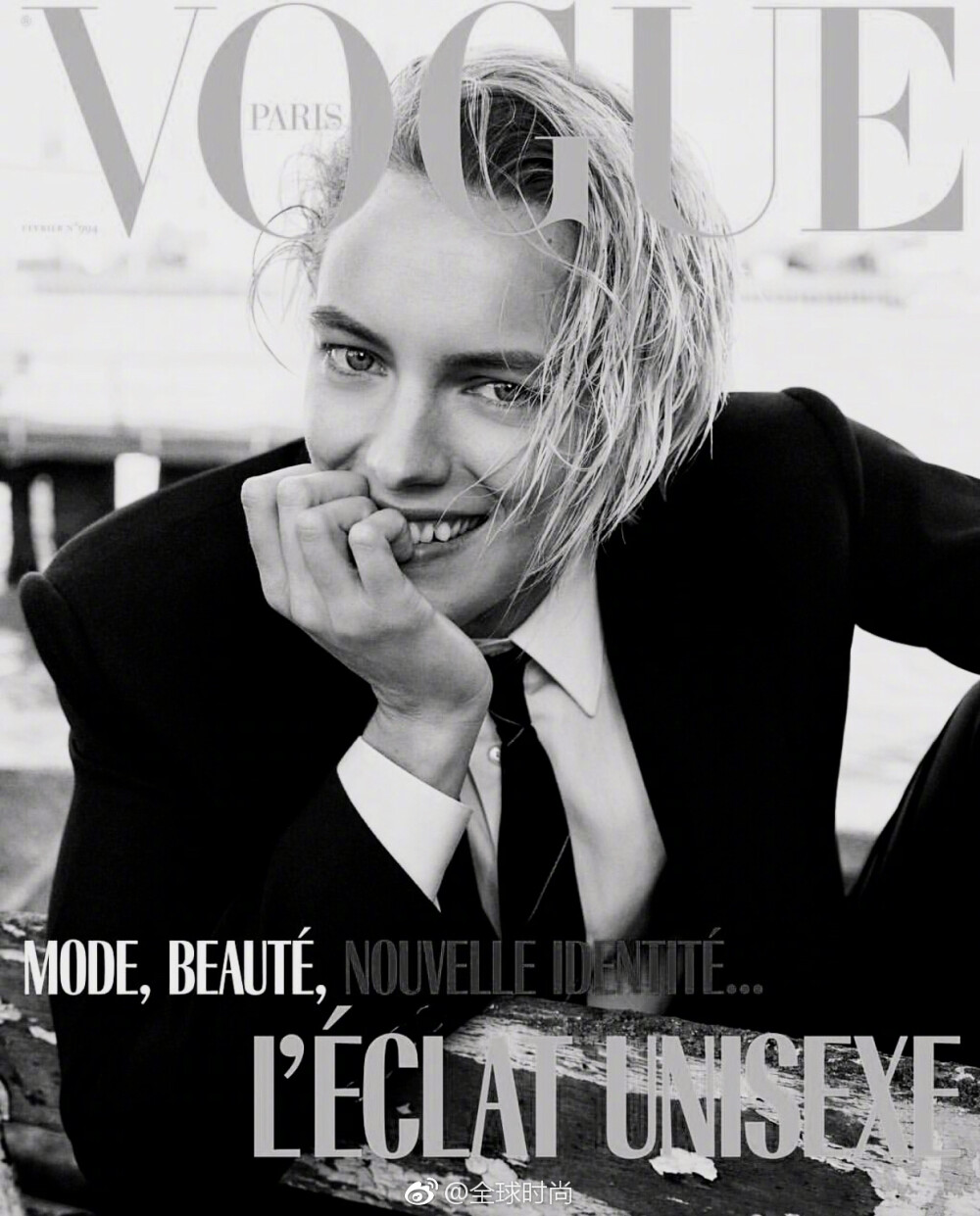 ErikaLinder &amp; 《VOGUE》法国版二月刊封面Ⅰ一个女孩儿帅成这个样子，你觉得OK吗？