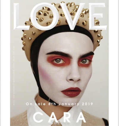 CaraDelevingne &amp; 《LOVE》2019年一月刊ⅠCara的这次造型也是没谁了！你能get到精髓吗？