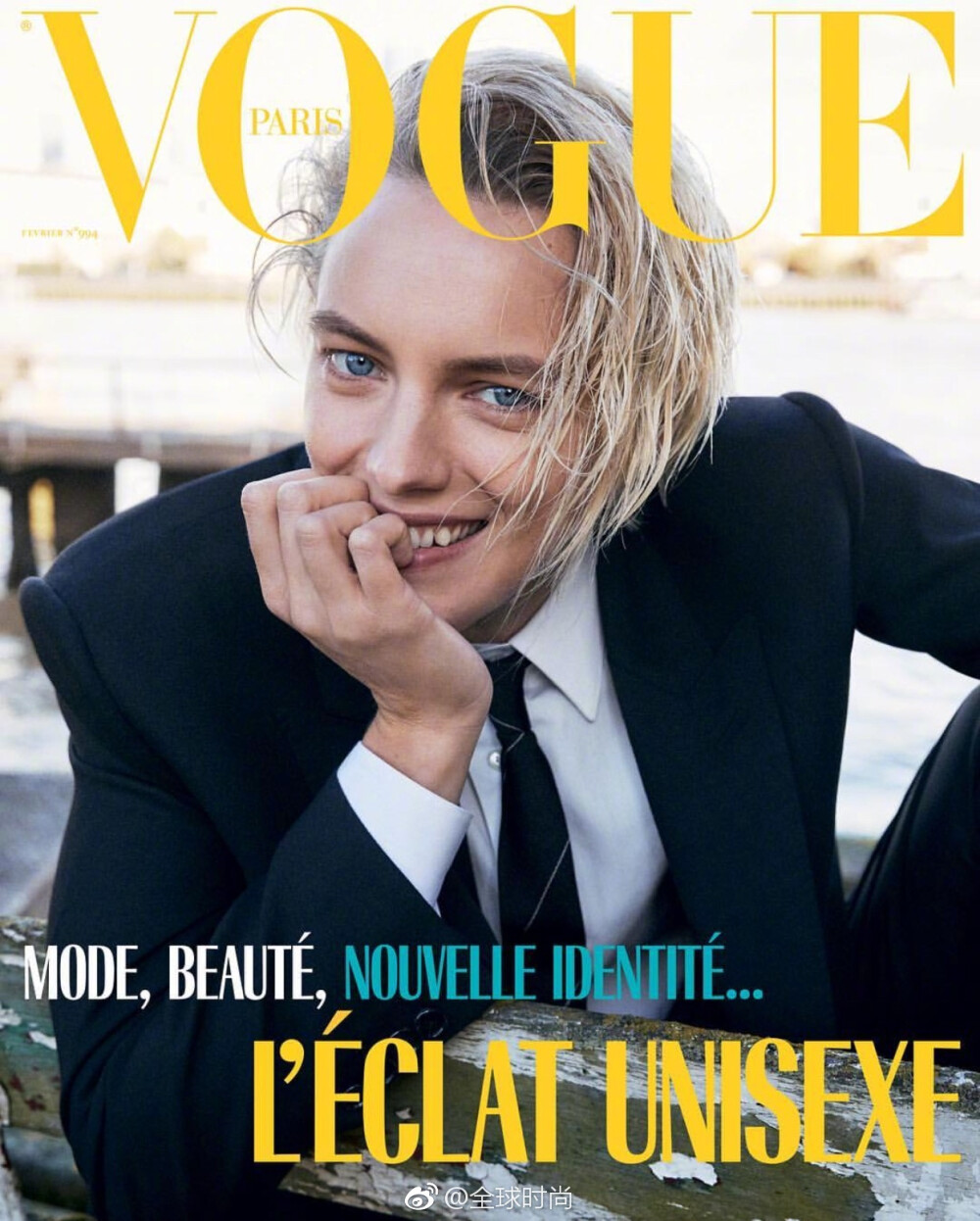 ErikaLinder &amp; 《VOGUE》法国版二月刊封面Ⅰ一个女孩儿帅成这个样子，你觉得OK吗？