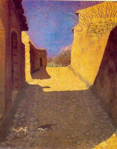 费利克斯·瓦洛通（Félix Vallotton1865-1925）法国纳比派画家集团的成员，出生于瑞士洛桑。