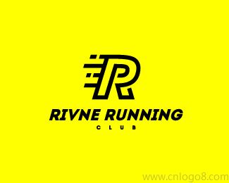 Logo for local running club本地跑步俱乐部RIVNE跑步俱乐部