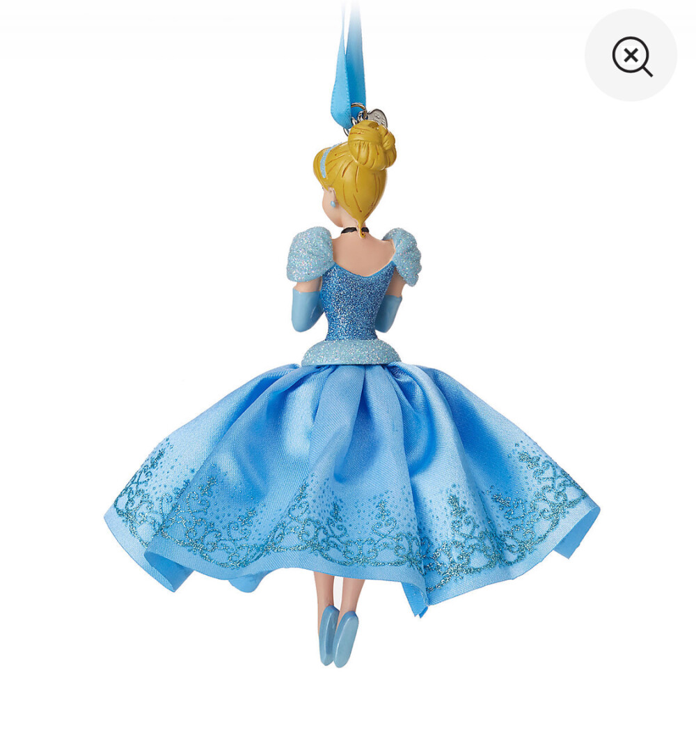 代购 【Disney美国代购】2018年Cinderella灰姑娘公主树脂挂件