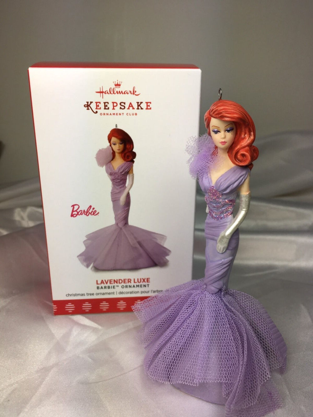 代购 【芭比娃娃美国代购】2017 Lavender Luxe Barbie薰衣草树脂挂件