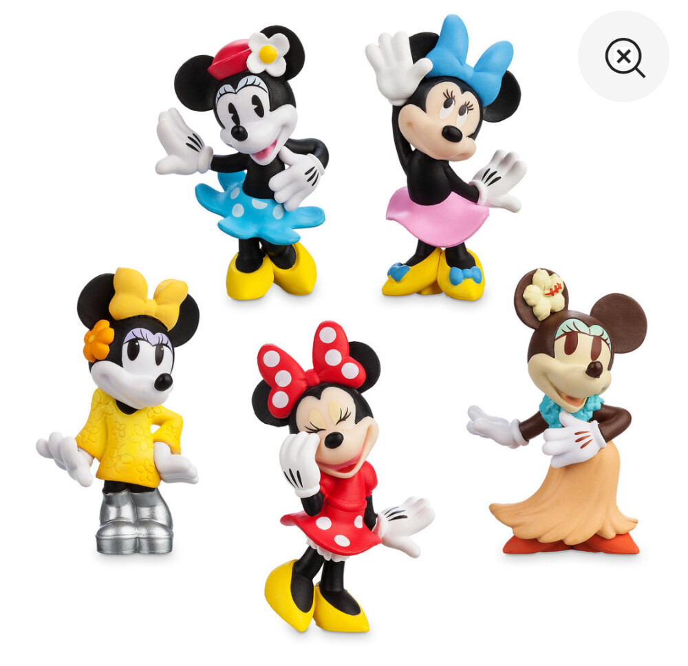 代购 【DISNEY美国代购】Minnie Mouse树脂人偶可做办家家玩具蛋糕装饰