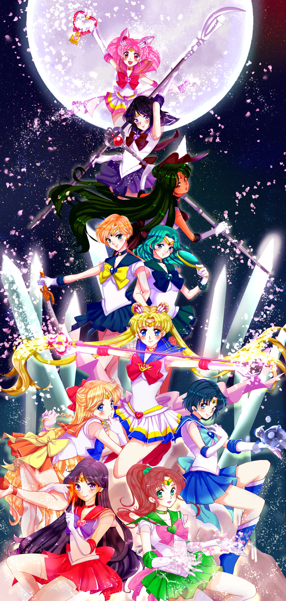 ❤美少女戰士 セーラームーンSailor Stars❤
✪月野兔/水野亞美/火野麗/木野真琴/愛野美奈子/小小兔/天王遙/海王满{海王美智留}/冥王雪奈/土萌螢✪