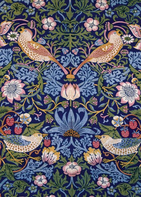 英国艺术家William Morris 的花纹艺术 （威廉·莫里斯，1834. 3.24－1896. 10.3）