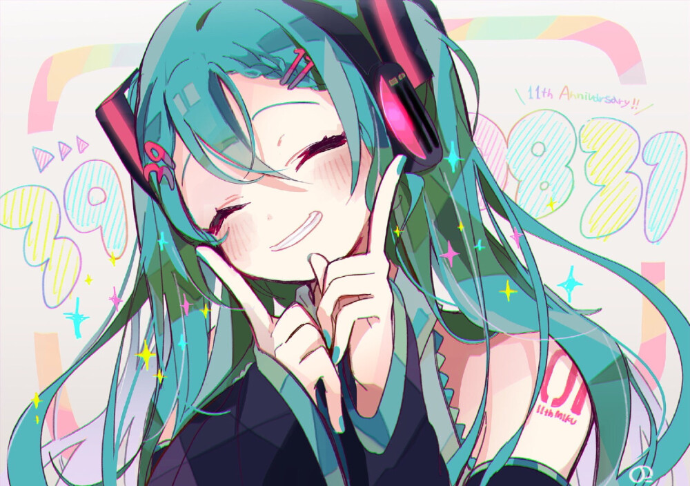 初音未来丨虎斑