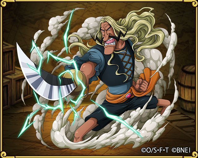 马库盖伊"雷卿" 白胡子麾下海贼团船长,为救波特卡斯·d·艾斯跟随